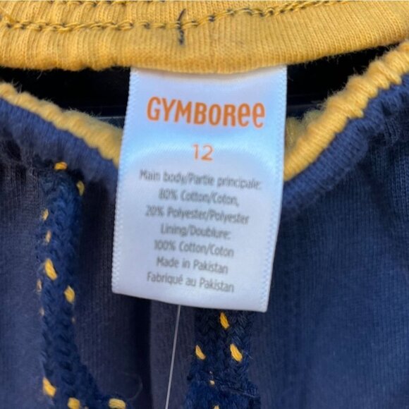 Gymboree NWT Navy Blue Jogger Pants Child's 12 Aviator School - Picture 3 of 5